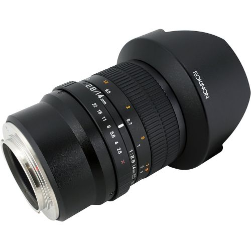  Rokinon FE14M-MFT 14mm F2.8 Ultra Wide Lens for Micro Four-Thirds Mount and Fixed Lens for Olympus/Panasonic Micro 4/3 Cameras,Black
