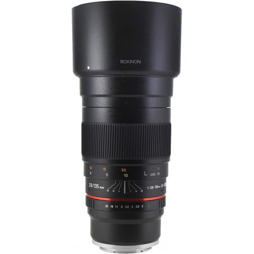  Rokinon 135mm F2.0 ED UMC Telephoto Lens for Olympus & Panasonic Micro Four Thirds Interchangeable Lens