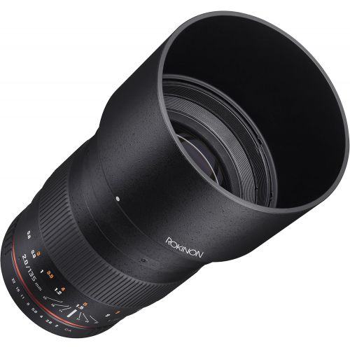  Rokinon 135mm F2.0 ED UMC Telephoto Lens for Olympus & Panasonic Micro Four Thirds Interchangeable Lens