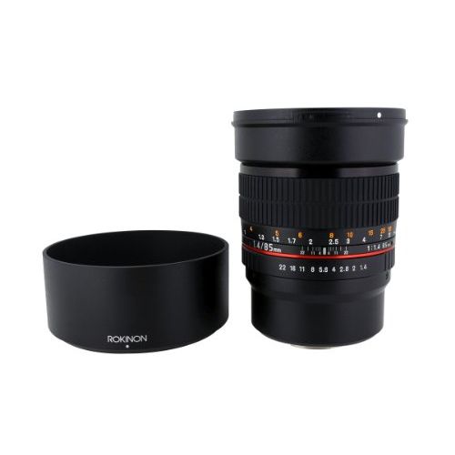  Rokinon 85M-MFT 85mm F1.4 Ultra Wide Lens for Micro Four-Thirds Mount Fixed Lens for Olympus/Panasonic Micro 4/3 Cameras