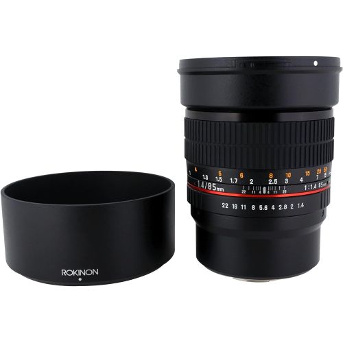  Rokinon 85M-MFT 85mm F1.4 Ultra Wide Lens for Micro Four-Thirds Mount Fixed Lens for Olympus/Panasonic Micro 4/3 Cameras