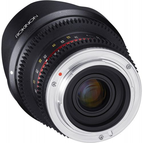  Rokinon Cine CV12M-MFT 12mm T2.2 Cine Fixed Lens for Olympus/Panasonic Micro 4/3 Cameras