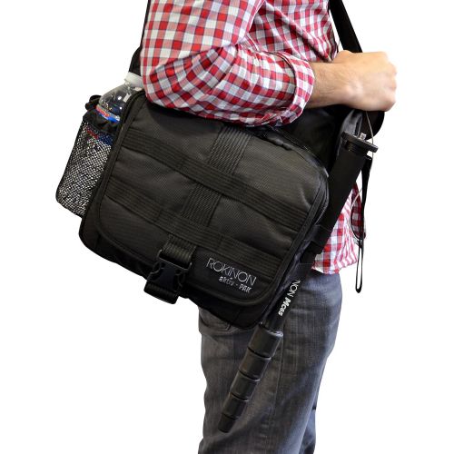  Rokinon AP80AW Digital SLR Shoulder Camera and Accessory Messenger Bag (Black)