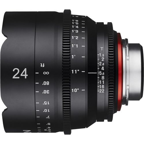  Rokinon Xeen XN24-MFT 24mm T1.5 Professional CINE Lens for Micro Four Thirds Mount