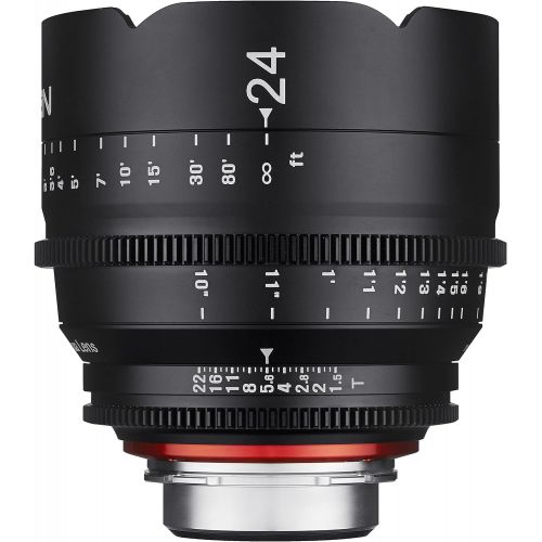  Rokinon Xeen XN24-N 24mm T1.5 Professional CINE Lens for Nikon