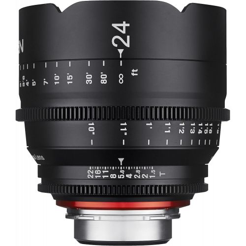  Rokinon Xeen XN24-NEX 24mm T1.5 Professional CINE Lens for Sony E Mount (FE)