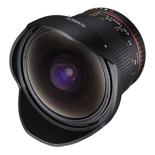  Rokinon 12mm F2.8 Full Frame Fisheye, Manual Focus Lens for Nikon F Mount with AE Chip