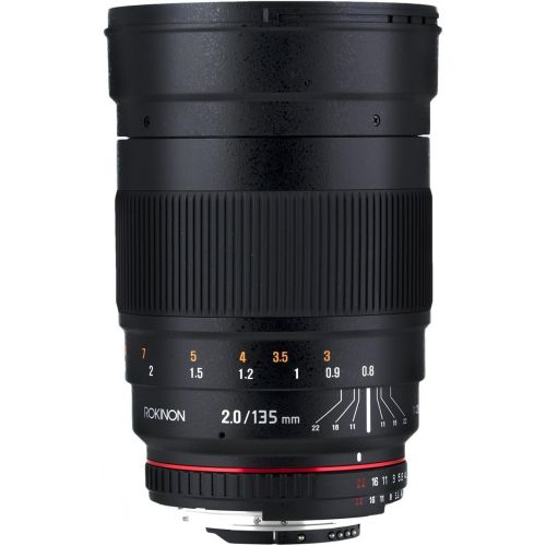  Rokinon Cine DS 135mm T2.2 ED UMC Telephoto Cine Lens for Nikon Digital SLR Cameras