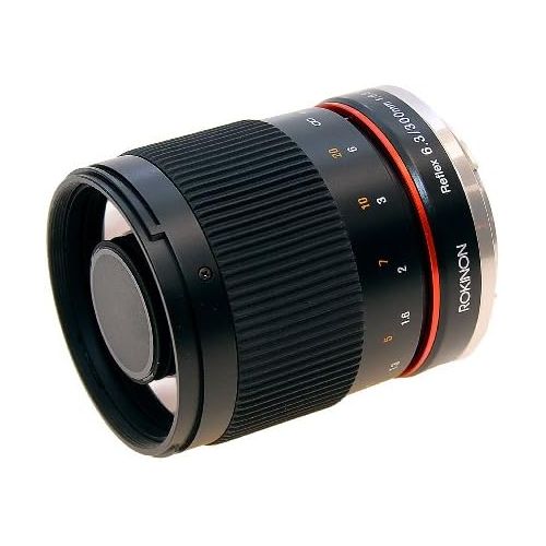  Rokinon 300M-N 300mm F6.3 Mirror Lens for Nikon Cameras