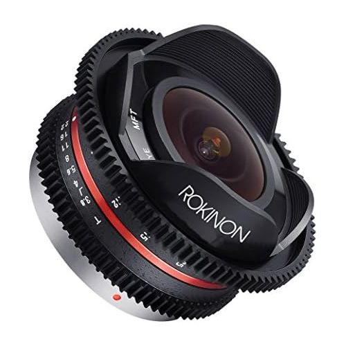 Rokinon CV75MFT-B 7.5mm T3.8 Cine Fisheye Lens for OlympusPanasonic Micro 43 Cameras