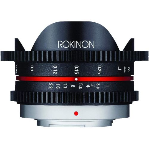 Rokinon CV75MFT-B 7.5mm T3.8 Cine Fisheye Lens for OlympusPanasonic Micro 43 Cameras