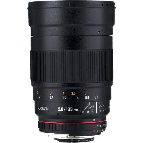  Rokinon 135mm F2.0 ED UMC Telephoto Lens for Pentax Digital SLR Cameras