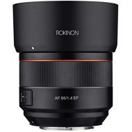 Rokinon 85mm F1.4 AF Lens for Canon EF Mount, Black (IO85AF-C)