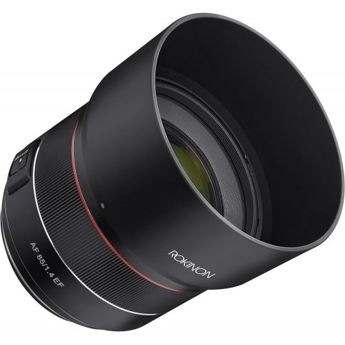  Rokinon 85mm F1.4 AF Lens for Canon EF Mount, Black (IO85AF-C)