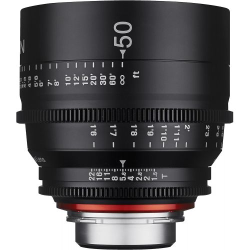  Rokinon Xeen XN50-C 50mm T1.5 Professional Cine Lens for Canon EF