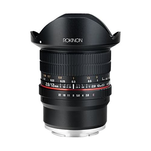  Rokinon 12mm F2.8 Ultra Wide Fisheye Lens for Pentax DSLR Cameras- Full Frame Compatible