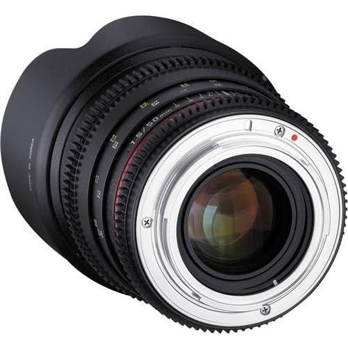  Rokinon Cine DS 50mm T1.5 AS IF UMC Full Frame Cine Lens for Nikon