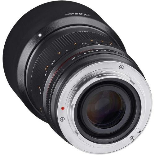  Rokinon RK50M-FX 50mm F1.2 AS UMC High Speed Lens Lens for Fuji (Black)