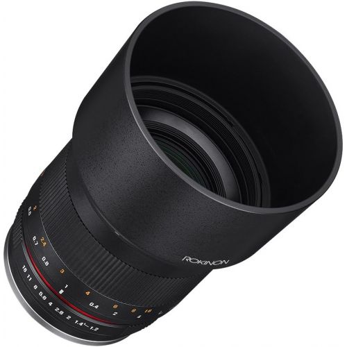  Rokinon RK50M-FX 50mm F1.2 AS UMC High Speed Lens Lens for Fuji (Black)