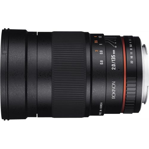  Rokinon 135mm F2.0 ED UMC Telephoto Lens for Fuji X Interchangeable Lens Cameras