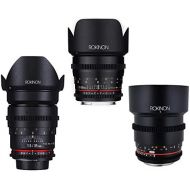 Rokinon Cine DS Portrait Lens BUNDLE, 35mm T1.5, 50mm T1.5, 85mm T1.5 For Canon