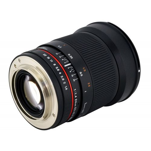  Rokinon RK24M-E 24mm F1.4 ED AS IF UMC Wide Angle Lens for Sony E-Mount (NEX) Cameras (Certified Refurbished)