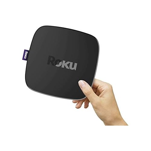  Roku Ultra LT 4K/HDR/HD Streaming Player with Enhanced Voice Remote, Ethernet, MicroSD with Premium 6FT 4K Ready HDMI Cable, Black