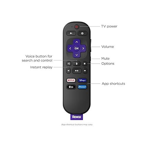  Roku Express 4K+ | Roku Streaming Device 4K/HDR, Roku Voice Remote, Free & Live TV