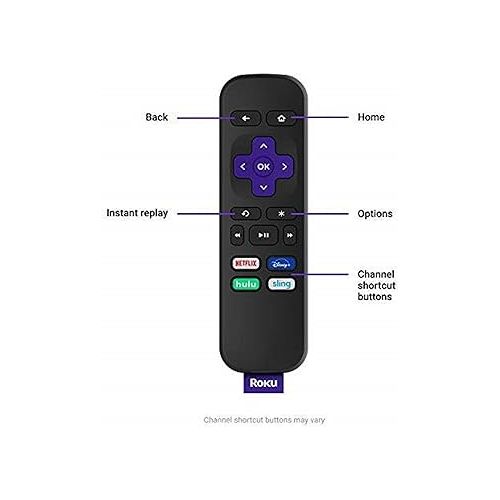  Roku Express HD Streaming Media Player, Black (Renewed)