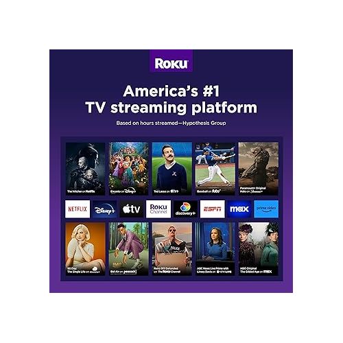  Roku Express | HD Roku Streaming Device with Standard Remote (no TV controls), Free & Live TV