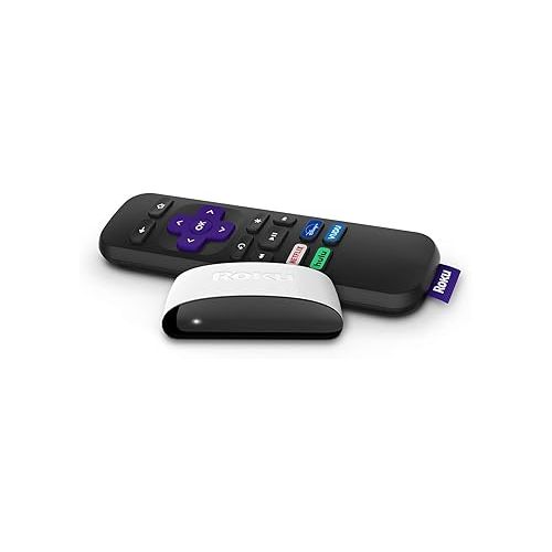  Roku LE HD Streaming Media Player with High Speed HDMI Cable and Simple Remote White Device Only