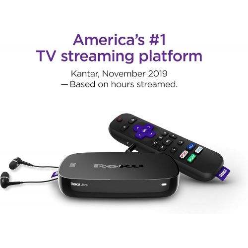  Roku Ultra | Streaming Media Player 4K/HD/HDR with Premium JBL Headphones 2019