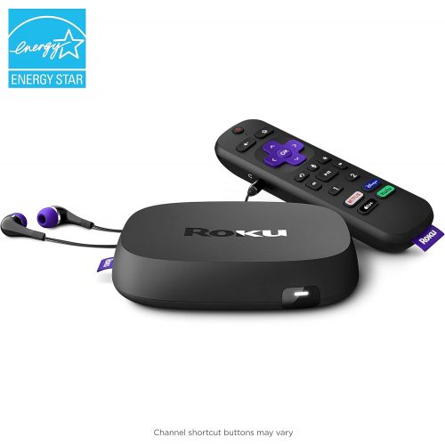  [아마존베스트]Roku Ultra 2020 | Streaming Media Player HD/4K/HDR/Dolby Vision with Dolby Atmos, Bluetooth Streaming, and Roku Voice Remote with Headphone Jack and Personal Shortcuts, Includes Pr