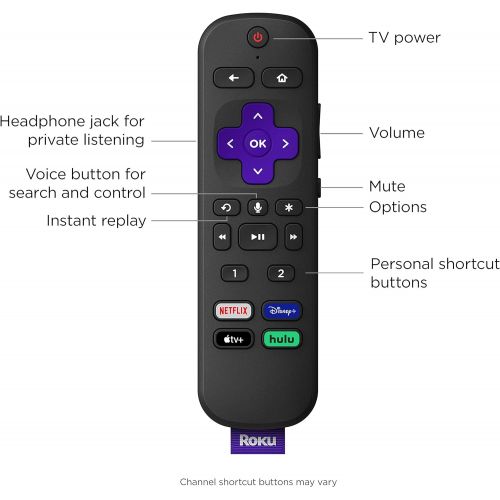  [아마존베스트]Roku Ultra 2020 | Streaming Media Player HD/4K/HDR/Dolby Vision with Dolby Atmos, Bluetooth Streaming, and Roku Voice Remote with Headphone Jack and Personal Shortcuts, Includes Pr