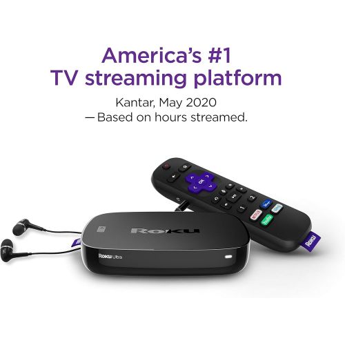  [아마존베스트]Roku Ultra | Streaming Media Player 4K/HD/HDR with Premium JBL Headphones