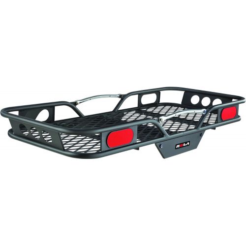  ROLA 59502 Vortex Steel Cargo Carrier, Hitch-Mount, High-Capacity Basket (2-Inch Receivers)