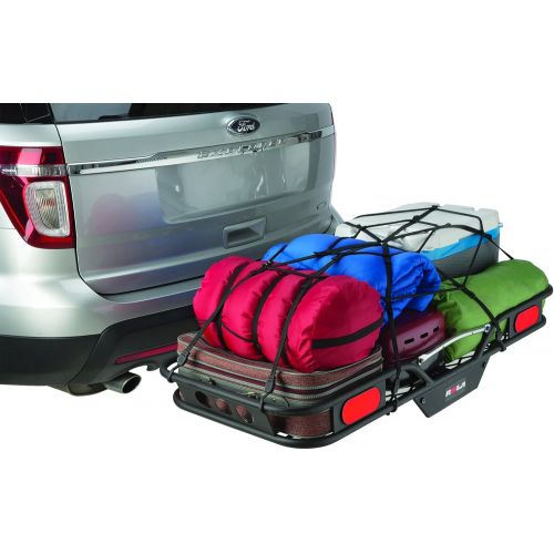  ROLA 59502 Vortex Steel Cargo Carrier, Hitch-Mount, High-Capacity Basket (2-Inch Receivers)