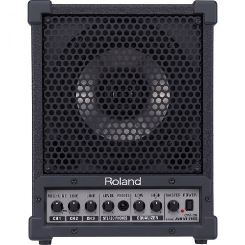 롤랜드 Roland},description:The Roland CM-30 Cube Monitor delivers 30W of audio punch through a rugged, high-quality 6.5 coaxial 2-way speaker with stereo preamp. The CM-30 is designed for
