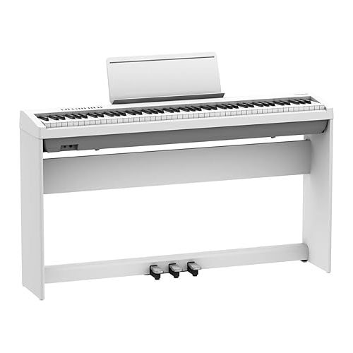 롤랜드 Roland FP-30X Digital Piano with Built-in Powerful Amplifier and Stereo Speakers. Rich Tone and Authentic Ivory 88-Note PHA-4 Keyboard for unrivalled Acoustic Feel and Sound. (FP-30X-WH), White