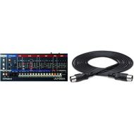 Roland JU-06A Sound Module with 8 Patches + 8 Banks and Hosa MID-315BK 5-Pin DIN to 5-Pin DIN MIDI Cable, 15 Feet