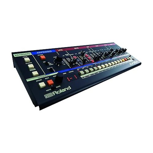 롤랜드 Roland JU-06A Sound Module with 8 Patches + 8 Banks and Hosa MID-315BK 5-Pin DIN to 5-Pin DIN MIDI Cable, 15 Feet