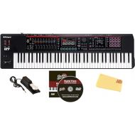 Roland Fantom-07 Synthesizer Keyboard - Bundle with Sustain Pedal, Instructional DVD, Online Piano Lessons, and Austin Bazaar Polishing Cloth