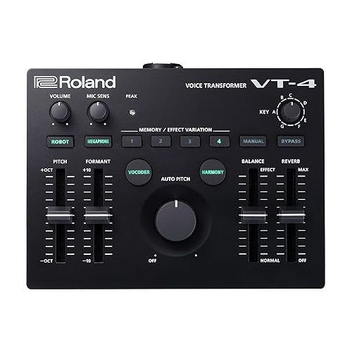 롤랜드 Roland VT-4 Vocal Transformer + Audio-Technica AT2020 Cardioid Condenser Studio XLR Microphone