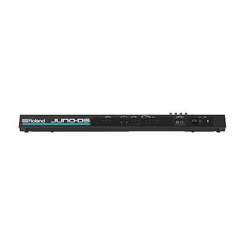 롤랜드 Roland Juno DS-61 Synthesizer Bundle with Sustain Pedal, Adjustable Stand, Bench, Dust Cover, Austin Bazaar Instructional DVD, Online Piano Lessons, and Polishing Cloth