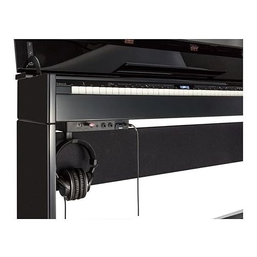롤랜드 Roland DP-603 88-key Digital Piano with Authentic Grand Piano Touch and Bluetooth, Polished Ebony