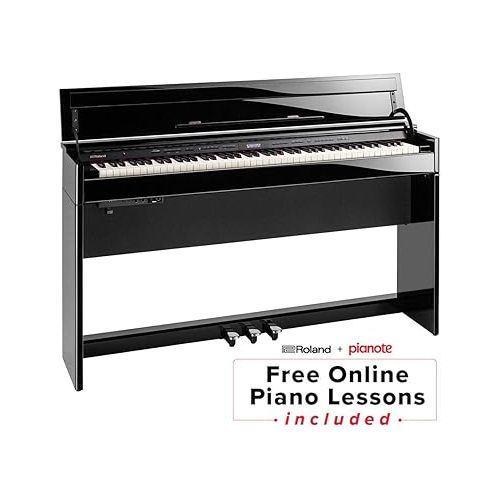 롤랜드 Roland DP-603 88-key Digital Piano with Authentic Grand Piano Touch and Bluetooth, Polished Ebony