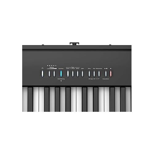 롤랜드 Roland FP-30X Digital Piano with Built-in Powerful Amplifier and Stereo Speakers. Rich Tone Authentic Ivory 88-Note PHA-4 Keyboard for unrivalled Acoustic Feel Sound. (FP-30X-BK), Black