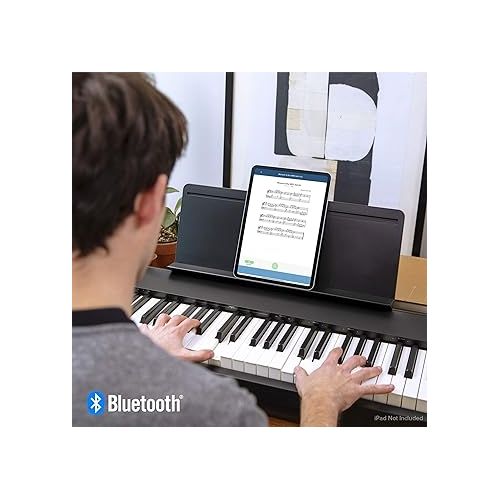 롤랜드 Roland FP-30X Digital Piano with Built-in Powerful Amplifier and Stereo Speakers. Rich Tone Authentic Ivory 88-Note PHA-4 Keyboard for unrivalled Acoustic Feel Sound. (FP-30X-BK), Black