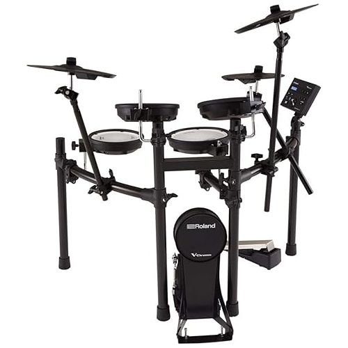 롤랜드 Roland TD-07KV Electronic V-Drums Kit - Legendary Dual-Ply All Mesh Head kit with superior expression and playability - Bluetooth Audio & MIDI - USB for recording audio and MIDI data - 40 FREE Melodic