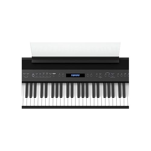 롤랜드 Roland FP-60X Digital Piano - Black Bundle with Adjustable Stand, Bench, Sustain Pedal, Austin Bazaar Instructional DVD, Online Piano Classes, and Polishing Cloth